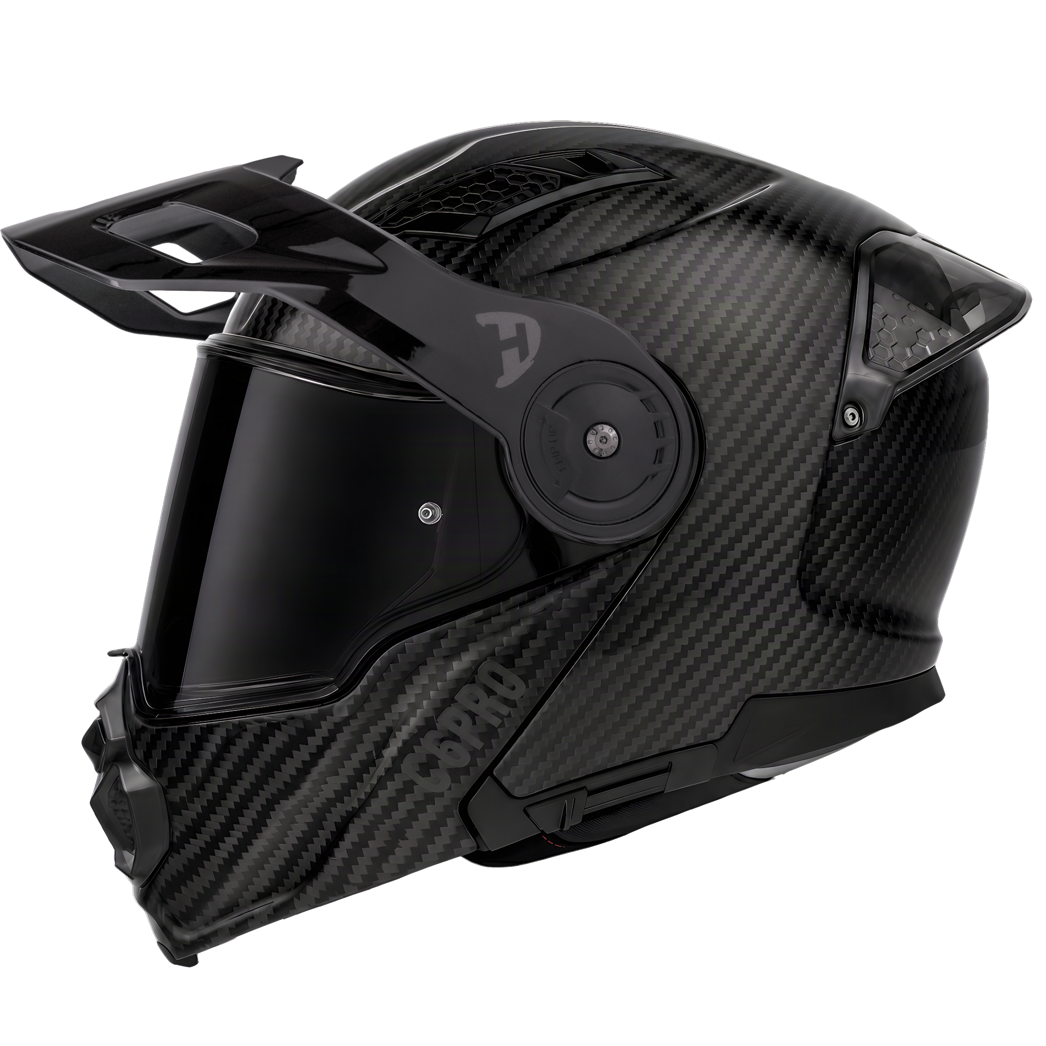 D.O.T. & ECE Daytona C6 PRO- Grey Carbon Fiber