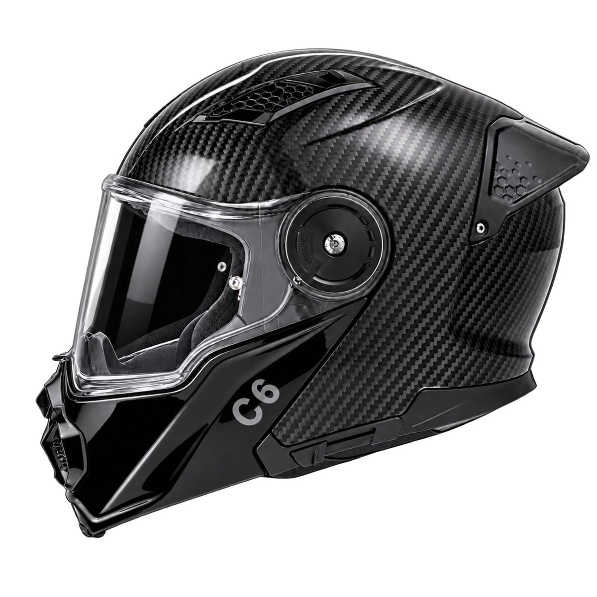D.O.T. & ECE Daytona C6- Grey Carbon Fiber