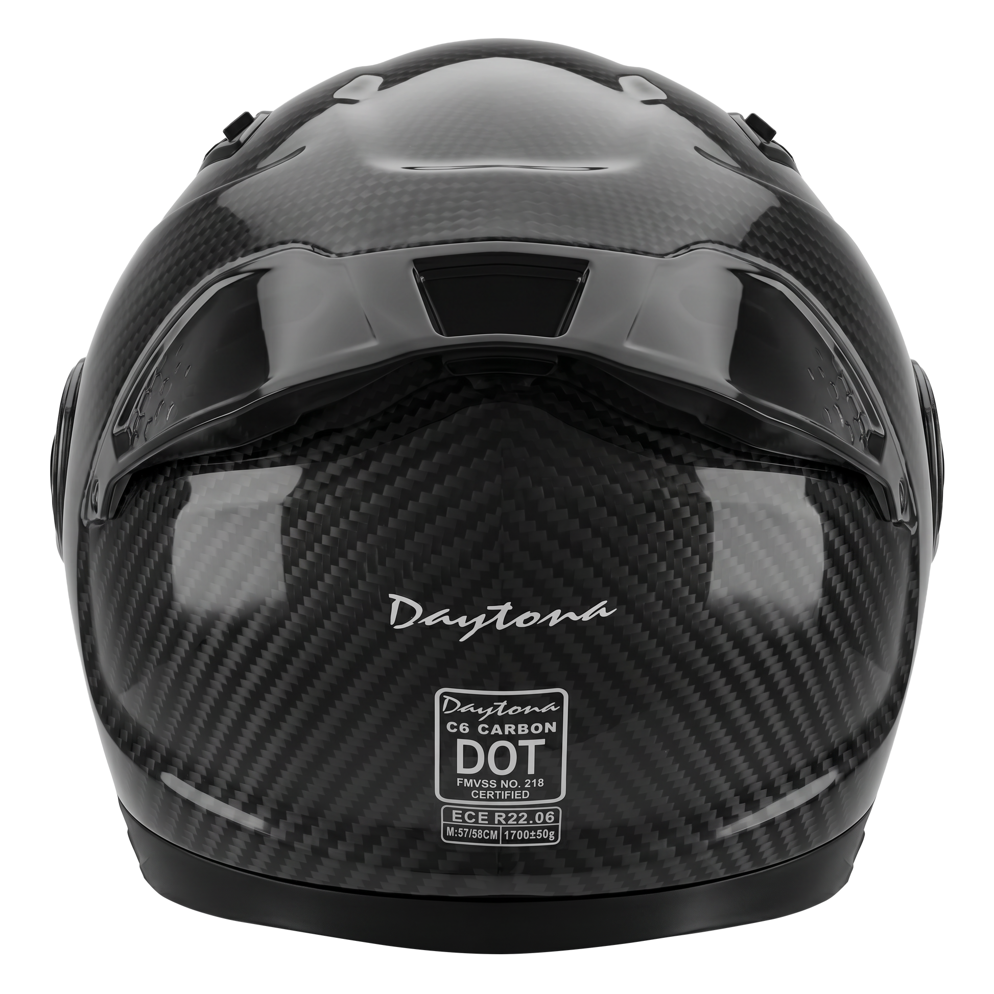 bell daytona carbon helmet D.O.T. & ECE Daytona C6 PRO- Grey Carbon Fiber 2XL