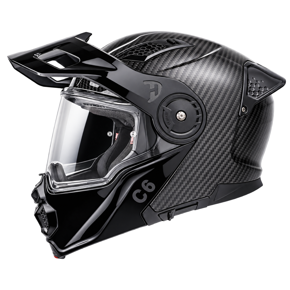 D.O.T. & ECE Daytona C6- Grey Carbon Fiber