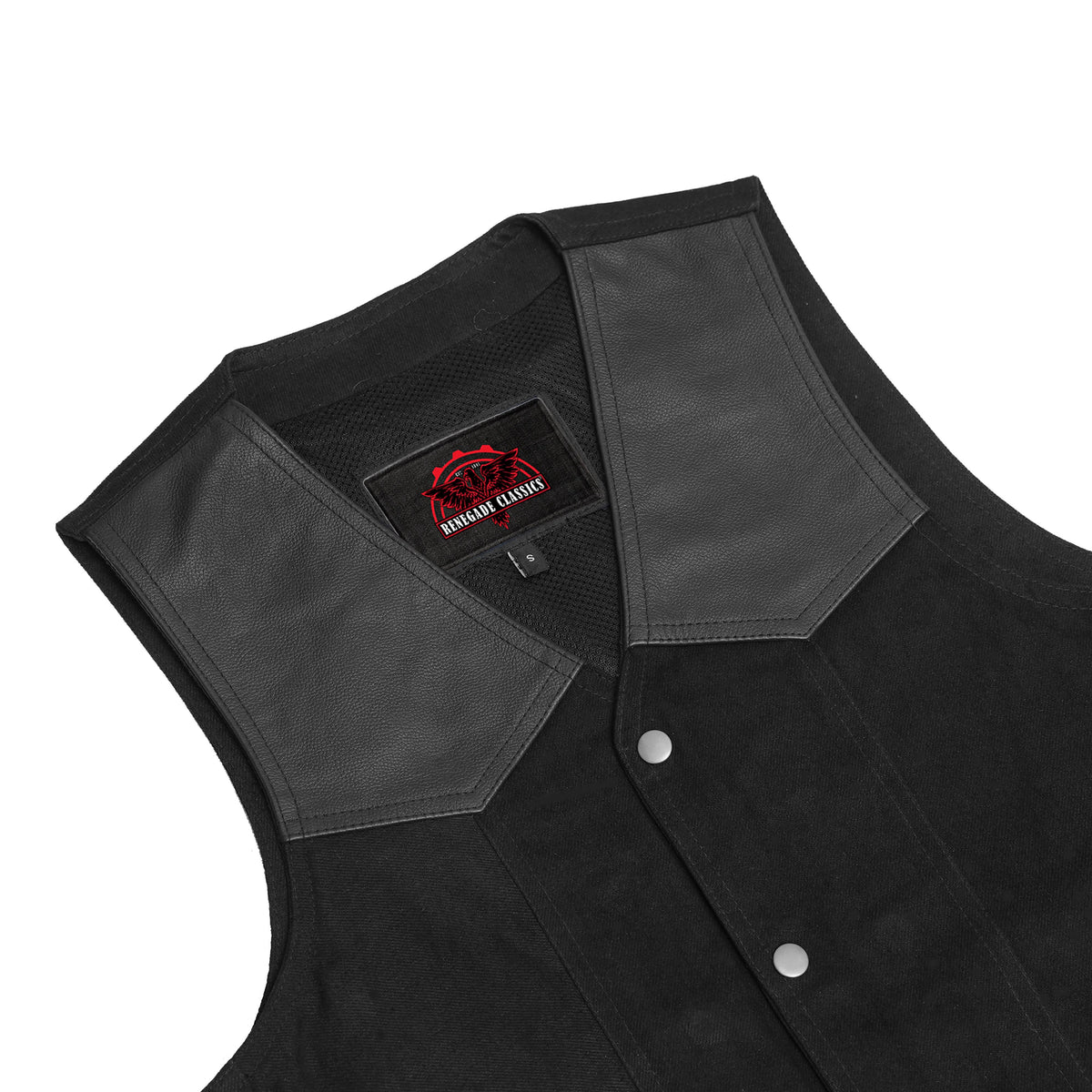 Maison Men’s Motorcycle Denim Vest