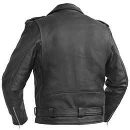 Marshal Men’s Leather Motorcycle Jacket