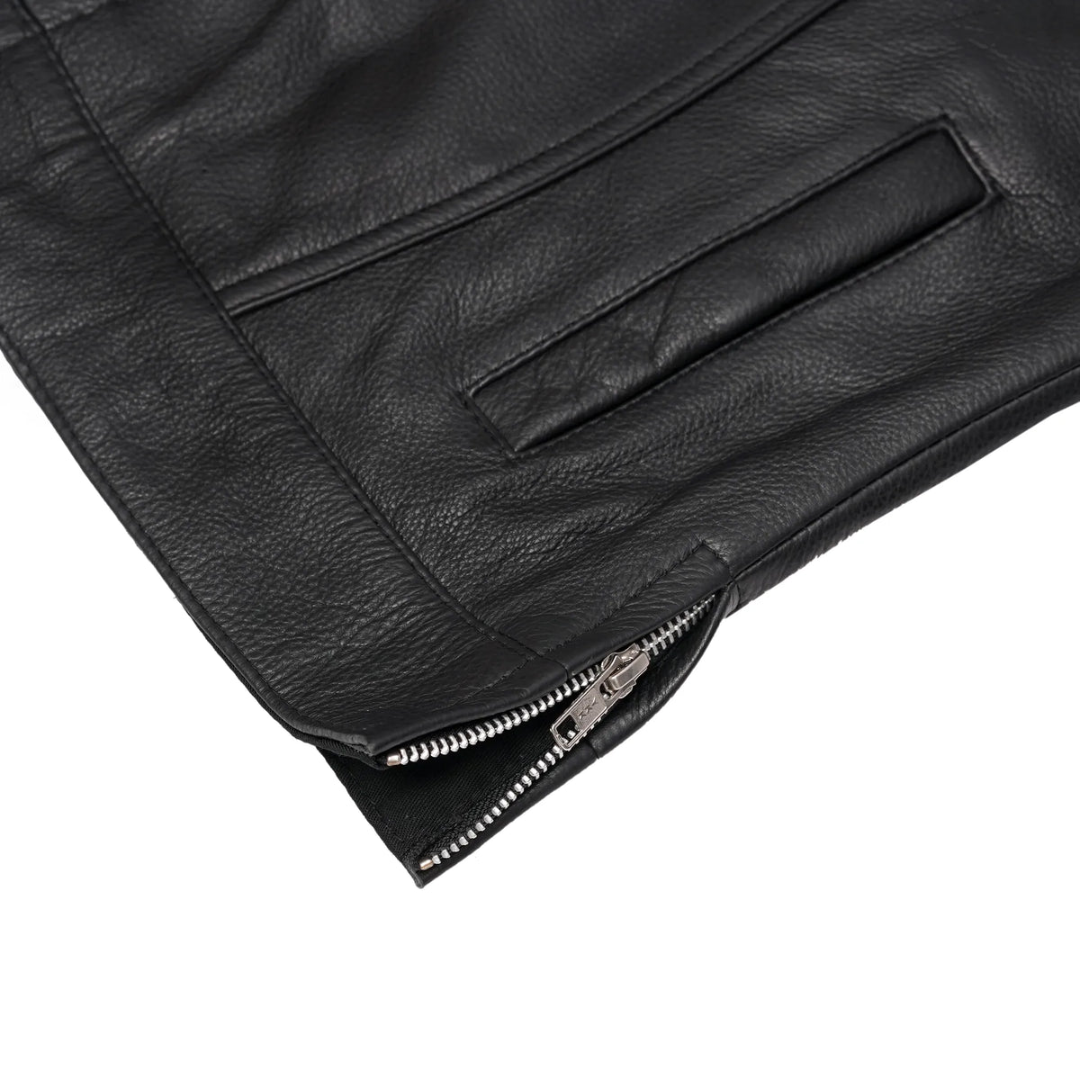 Maxillea™ Womens Leather Motorcycle Vest