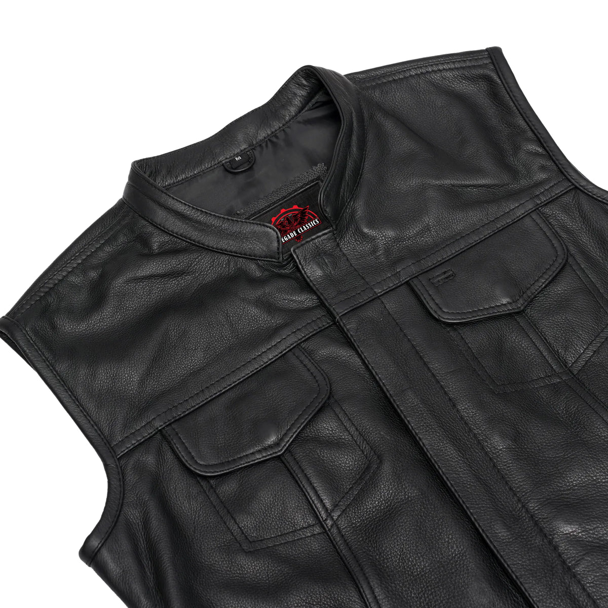 Maxillea™ Womens Leather Motorcycle Vest