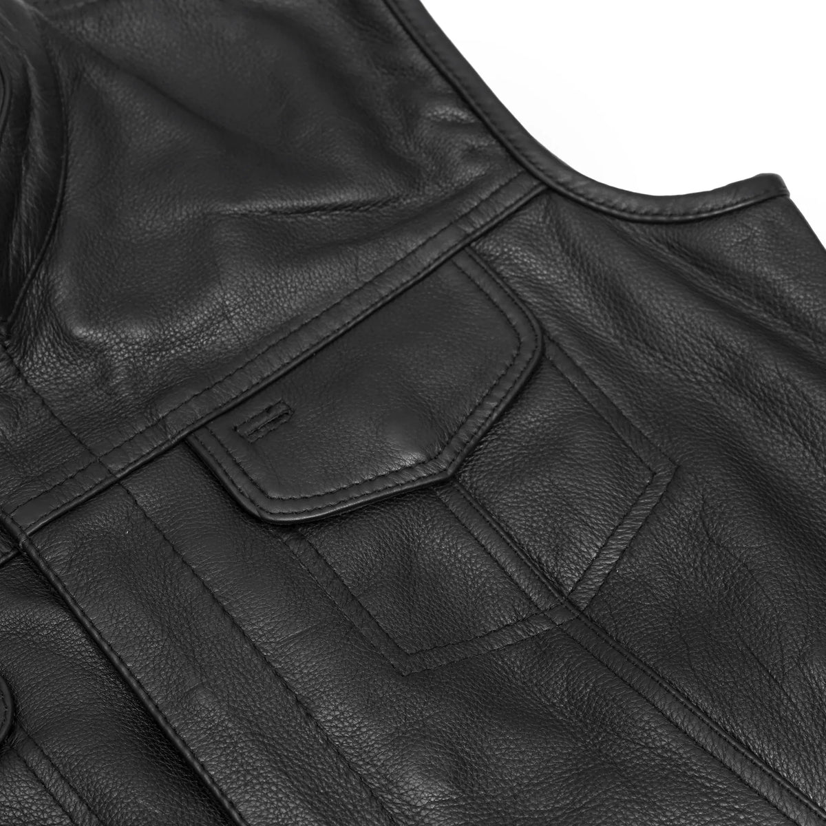 Maxillea™ Womens Leather Motorcycle Vest