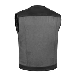 Edgeway™ Mens Denim Motorcycle Vest