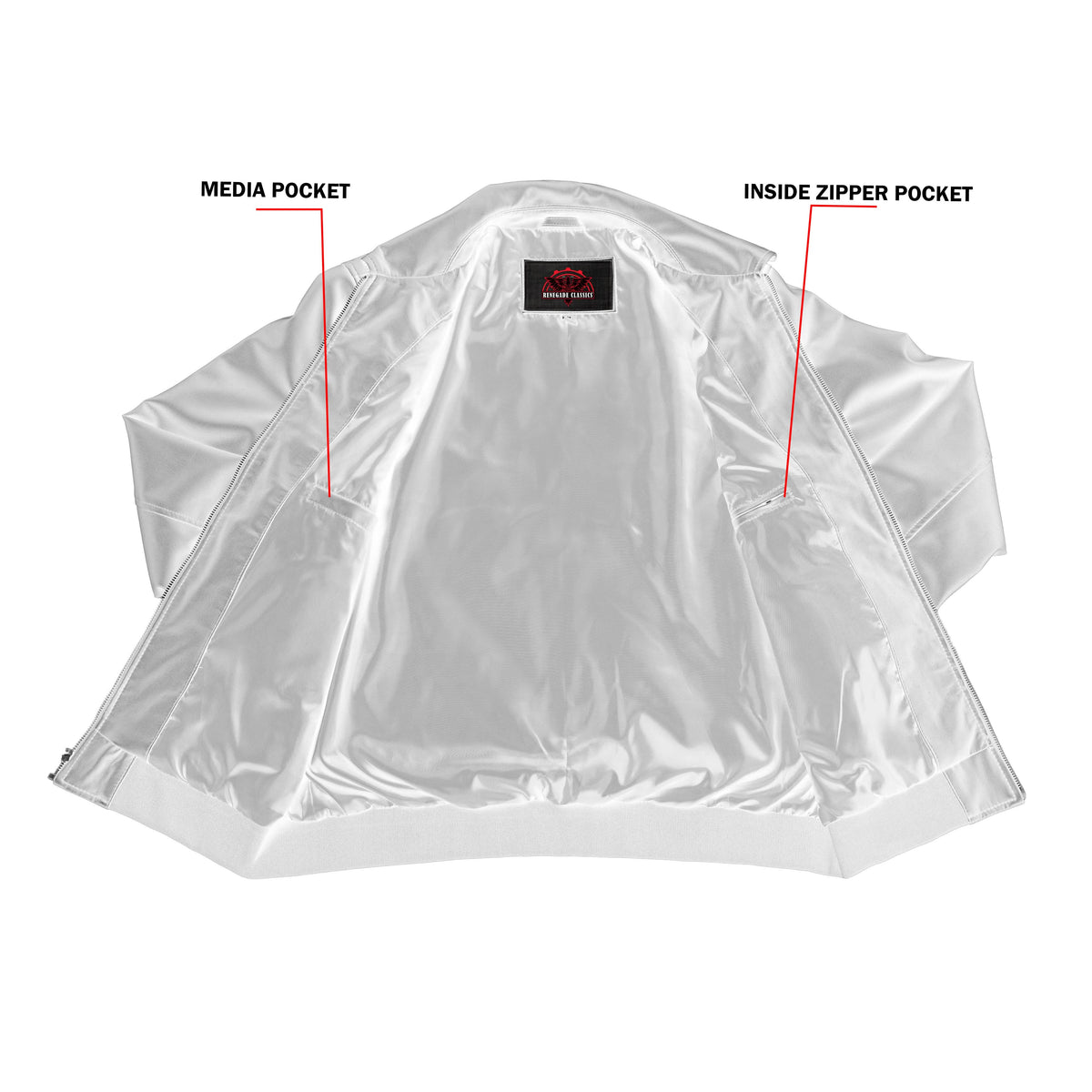 Midnight Forge™ Men’s Faux Leather Motorcycle Jacket
