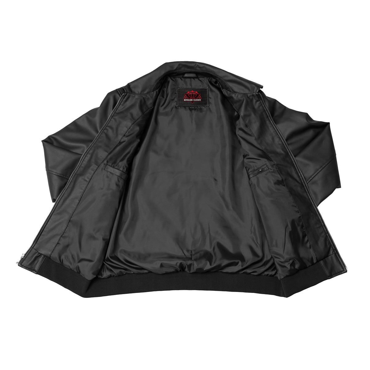 Midnight Forge™ Men’s Faux Leather Motorcycle Jacket