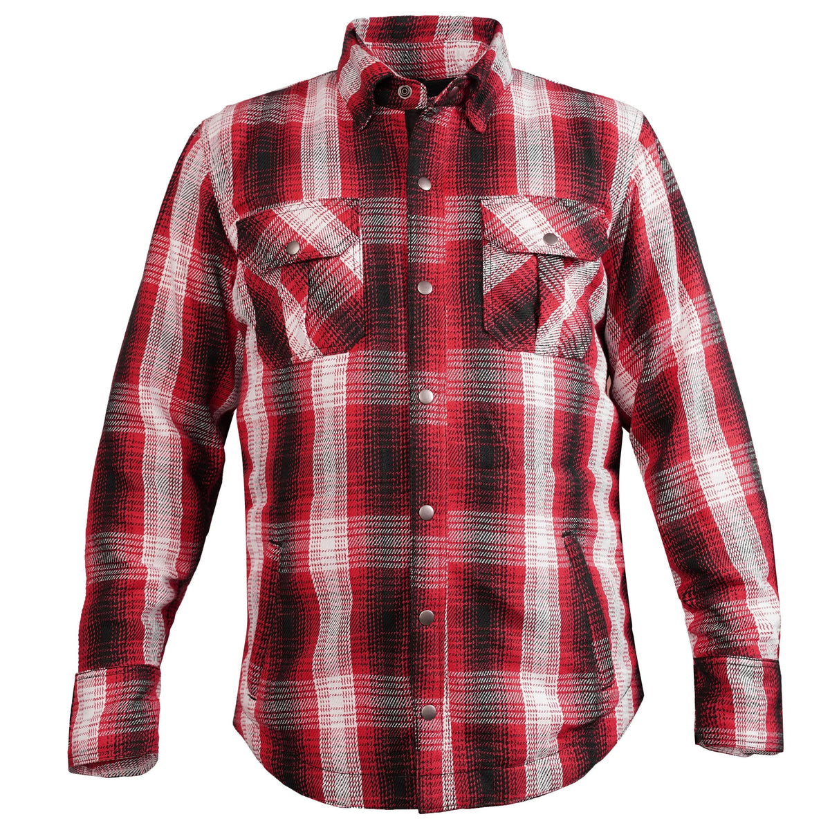 MileArmor - Men's Armored Motorcycle Flannel Shirt