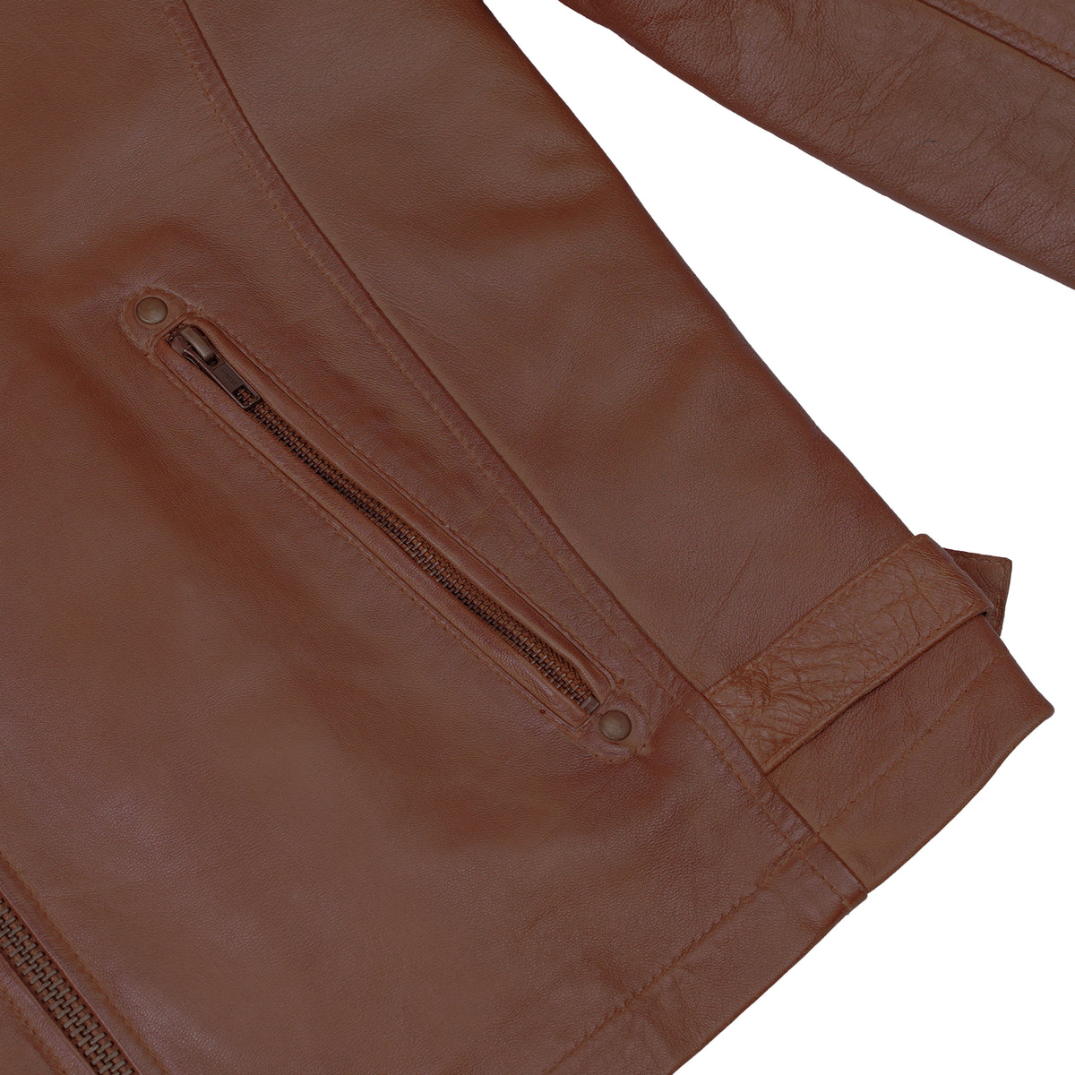 Mimosa™ Men's Leather Motorcycle Jacket