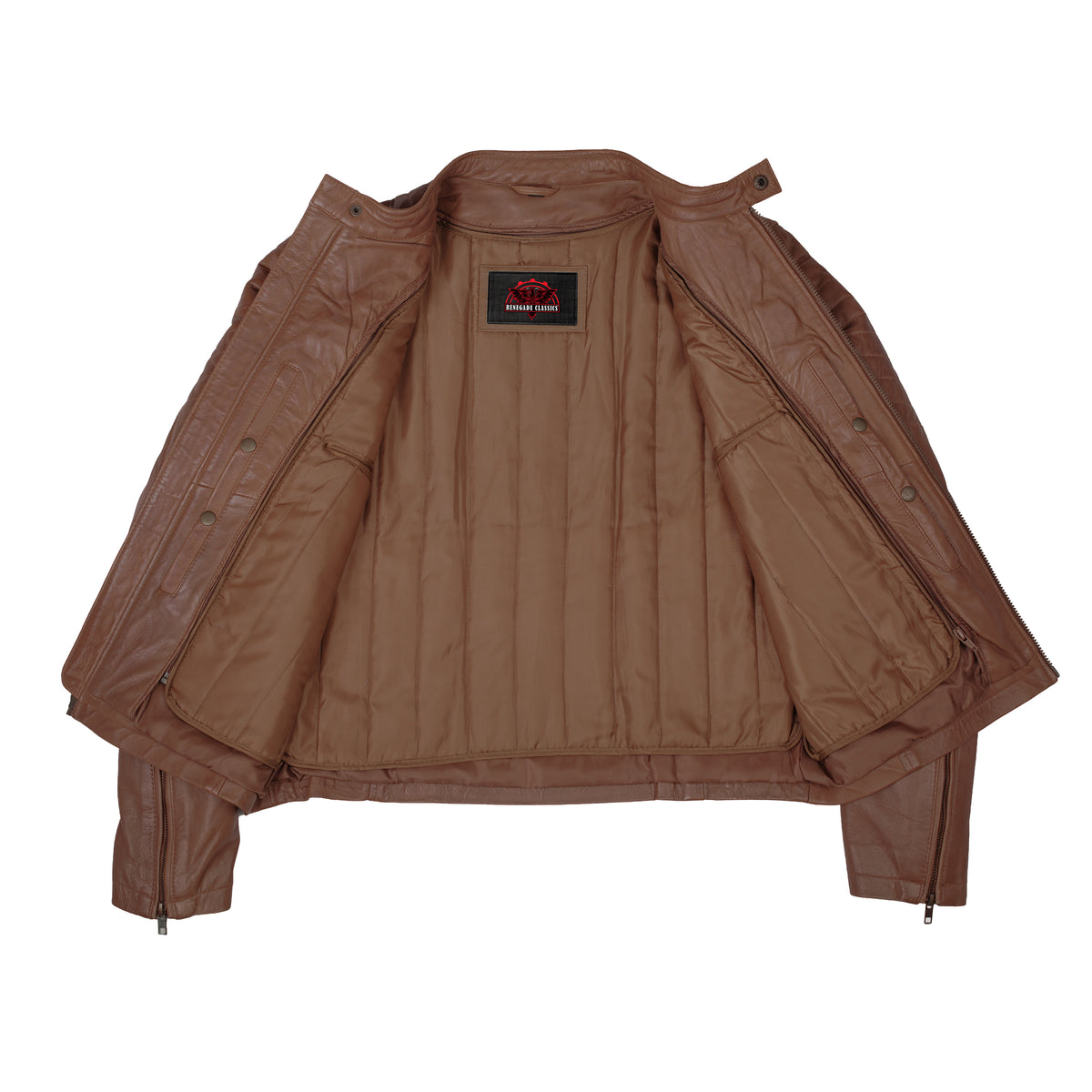 Mimosa™ Men's Leather Motorcycle Jacket