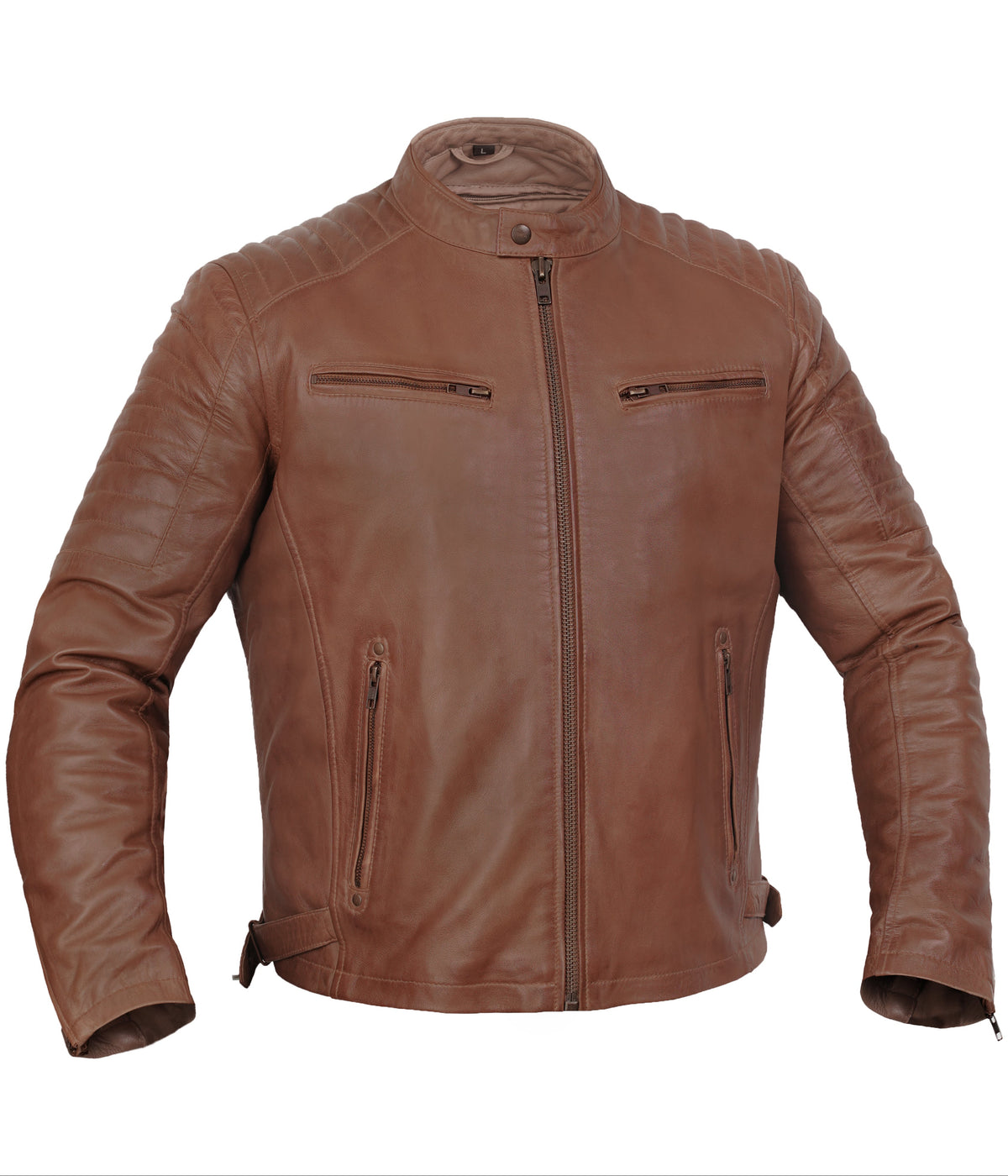Mimosa™ Men's Leather Motorcycle Jacket