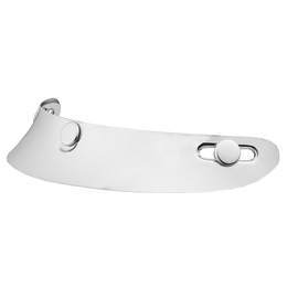 Mini Scoop Visor- Chrome