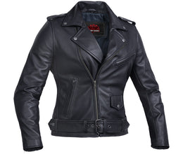 Moonlight™ Women's Navy Blue Fashion Leather Jacket