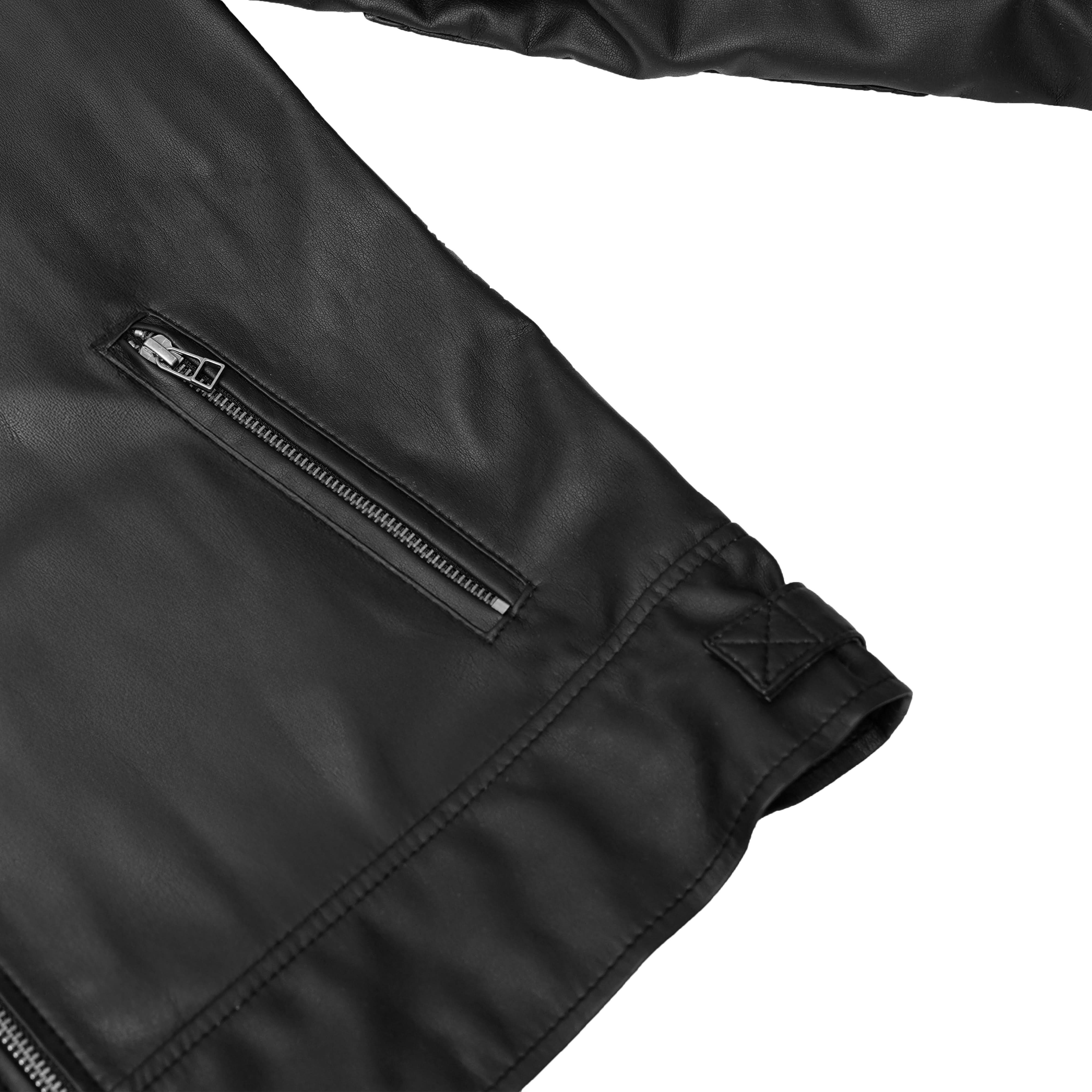 Venture Guard™ Men’s Faux Leather Motorcycle Jacket