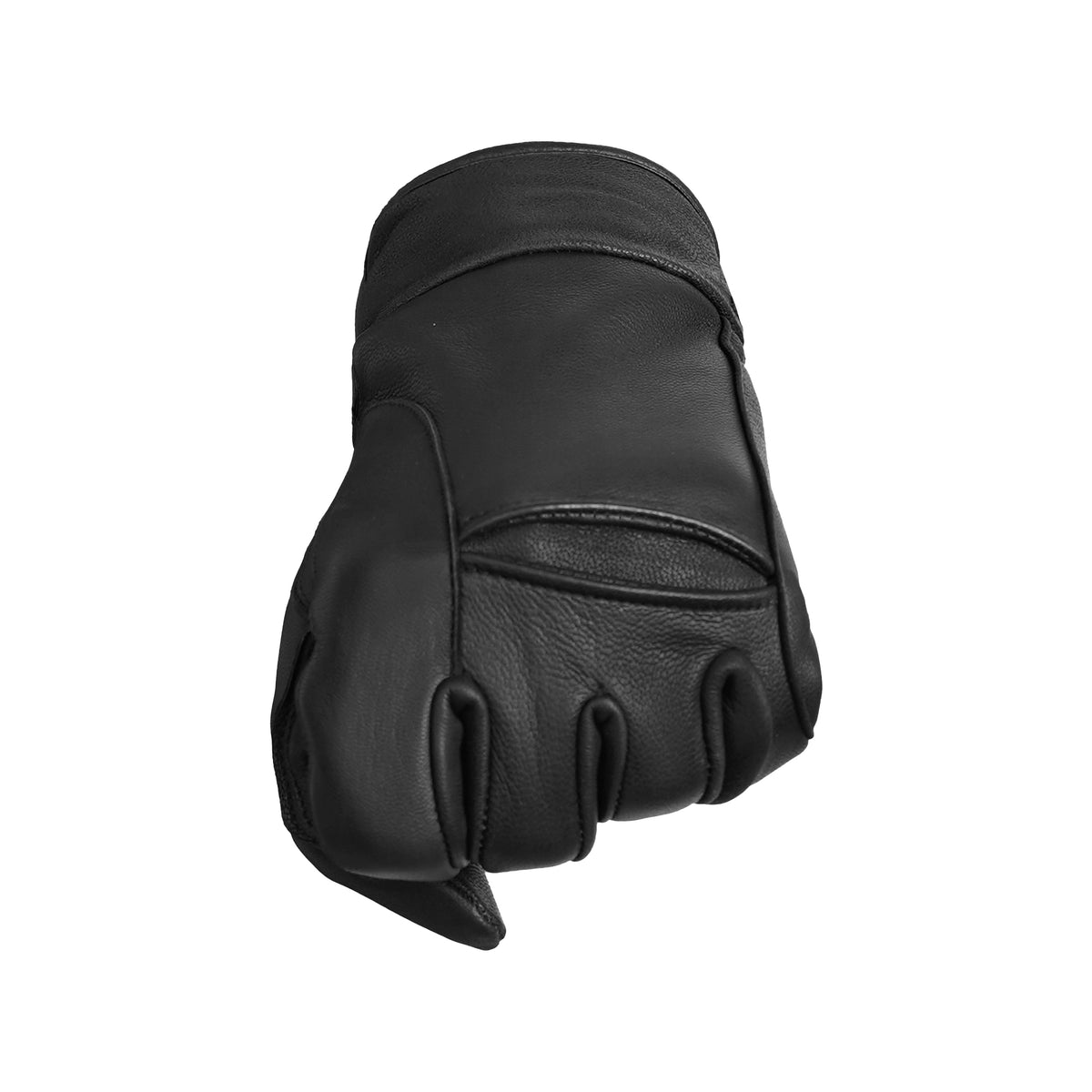 Moto Pro™ Men's leather motorcycle gloves -Black