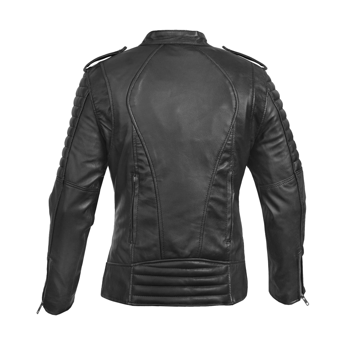 MotoDiva™ Women's Leather Motorcycle Jacket