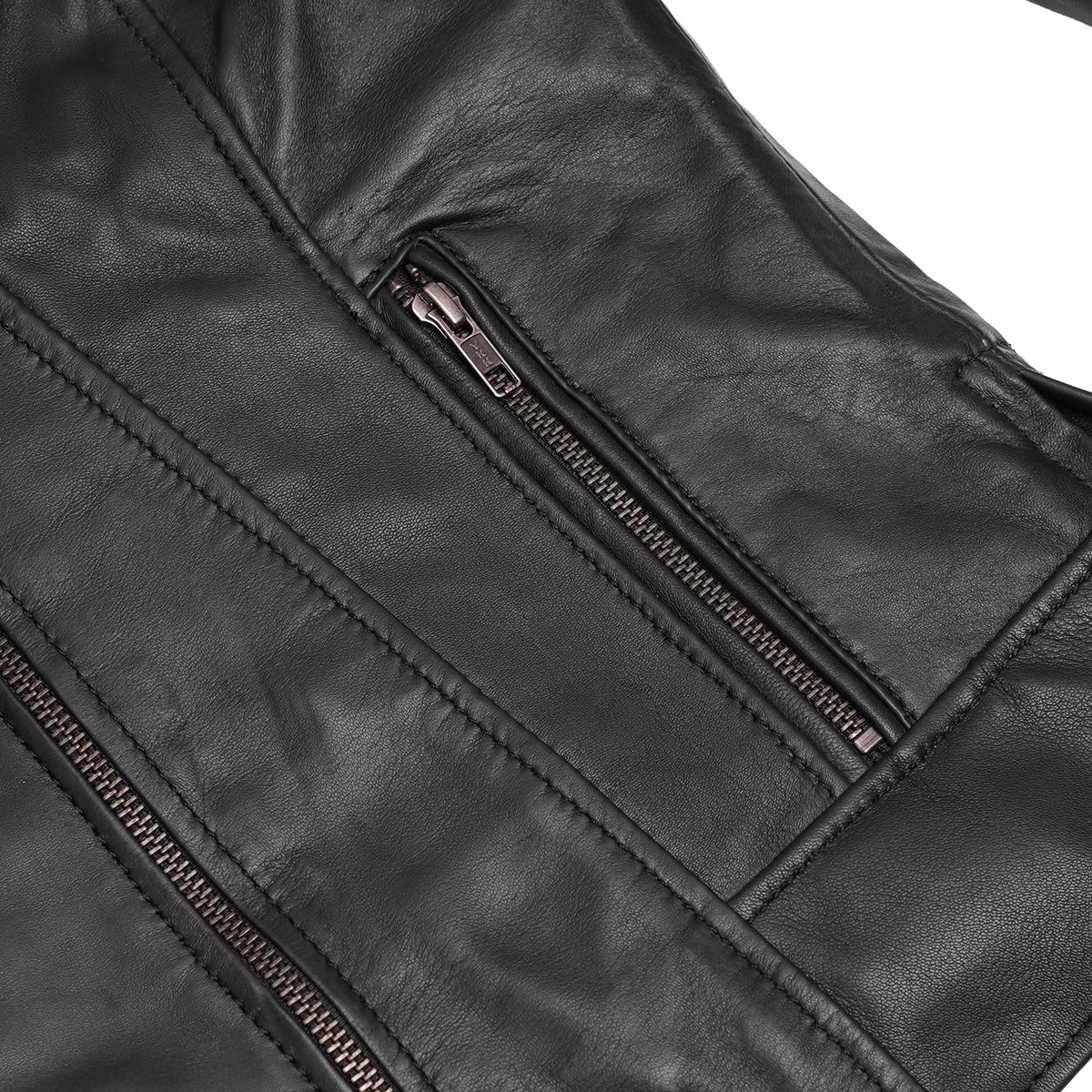 MotoDiva™ Women's Leather Motorcycle Jacket