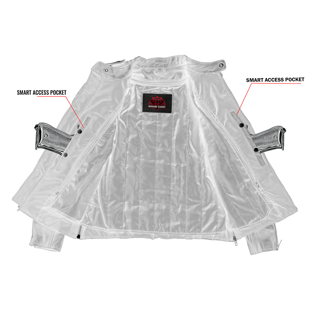 MotoDiva™ Women's Leather Motorcycle Jacket