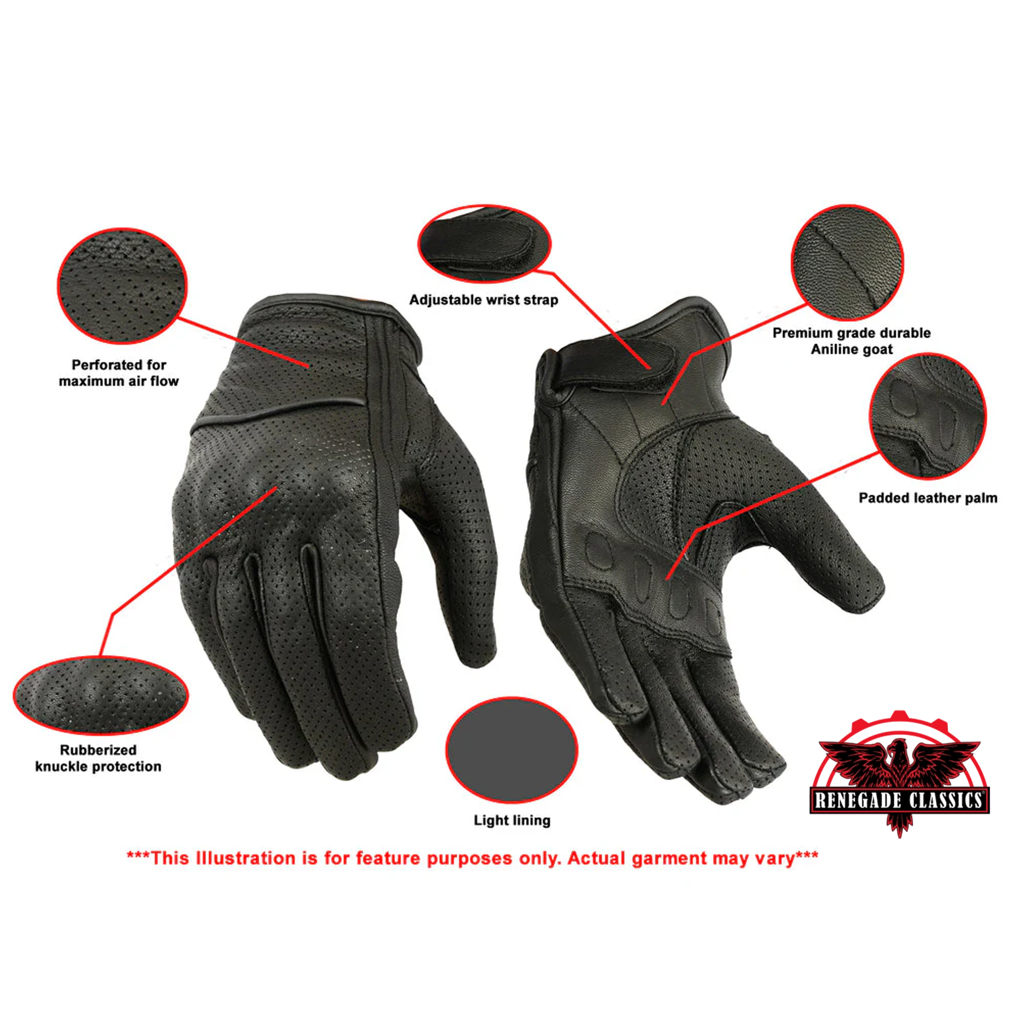 Muskin™ Womens Leather Gloves
