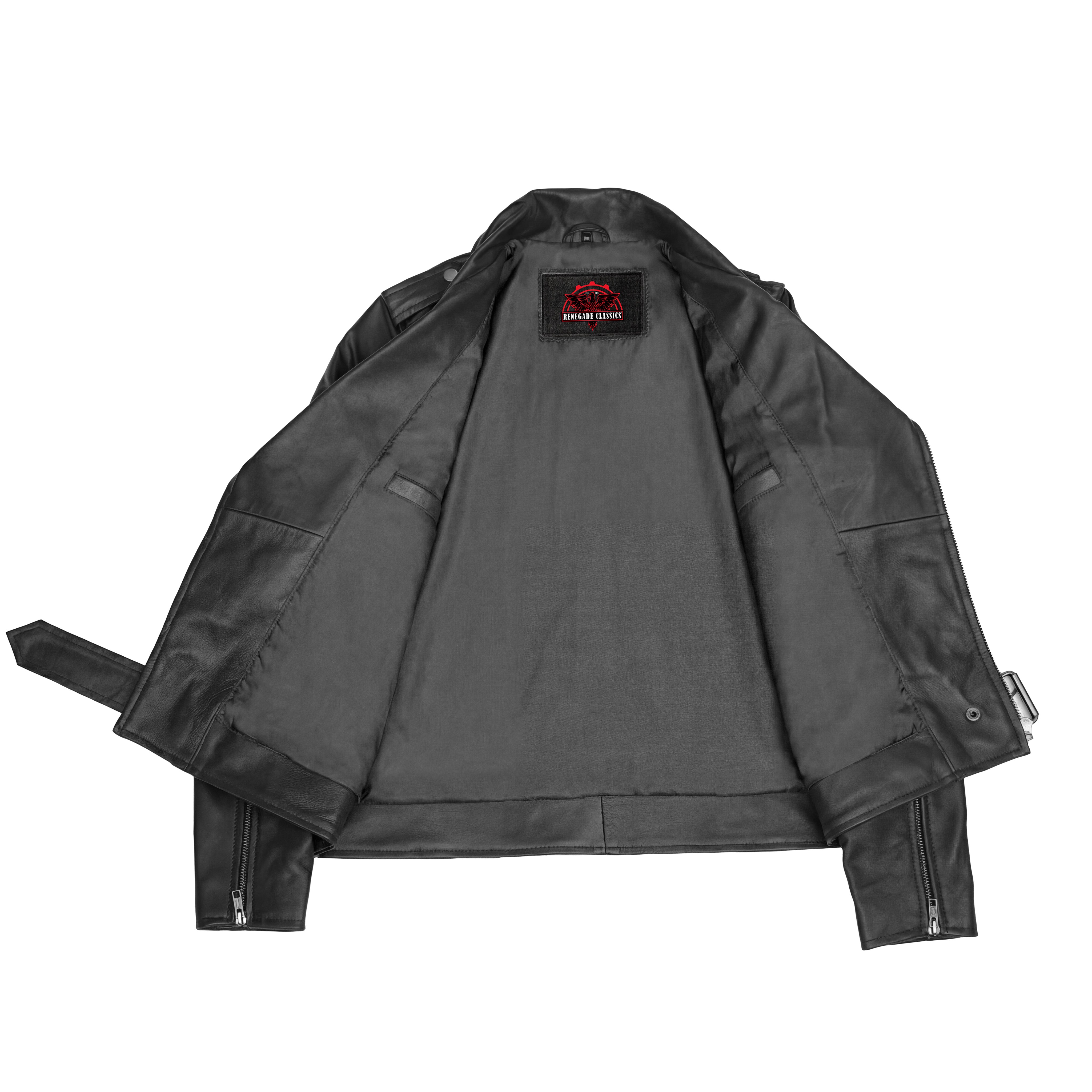 Night Shine™ Women's Black Fashion Leather Jacket