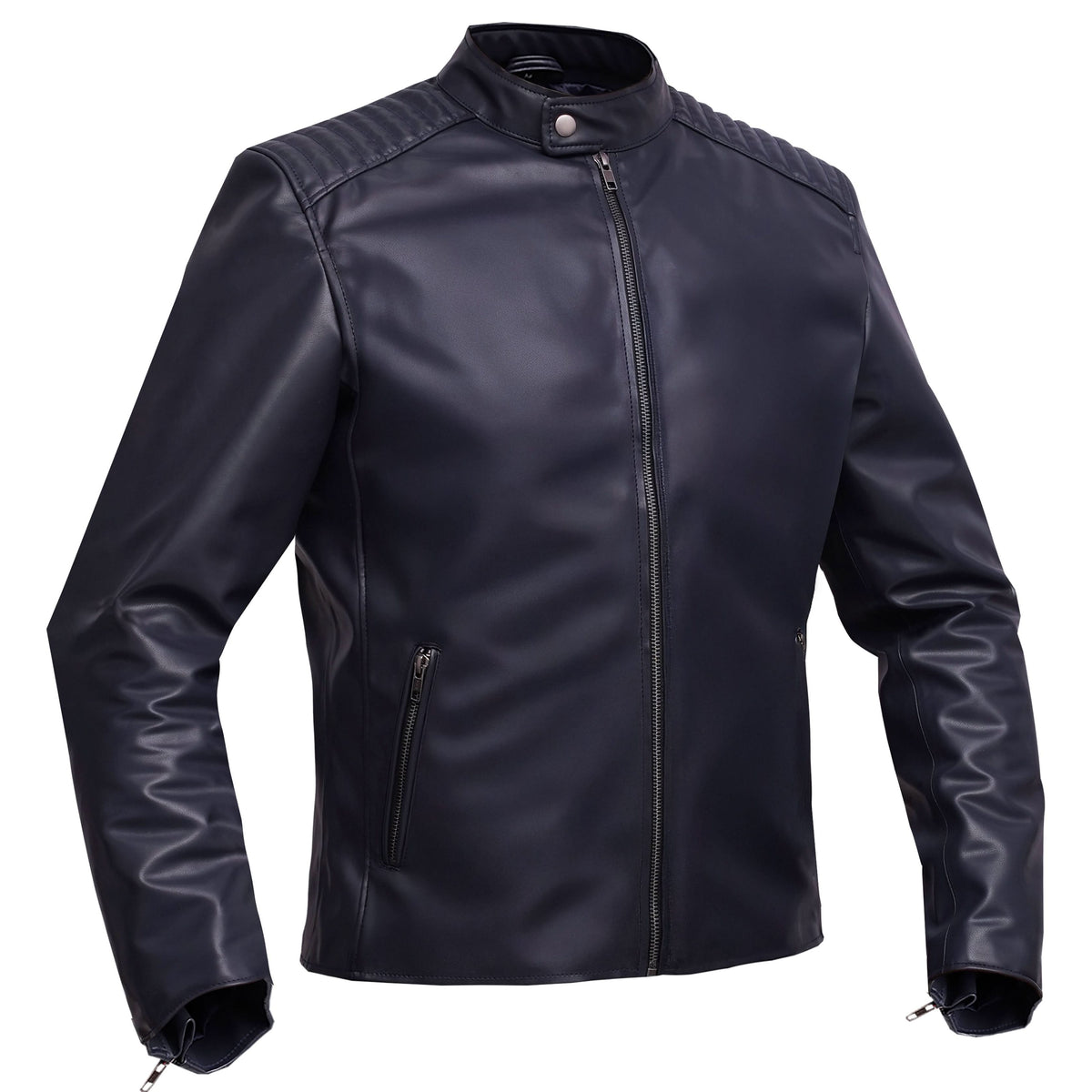 NavyFlux Men’s Faux Leather Jacket