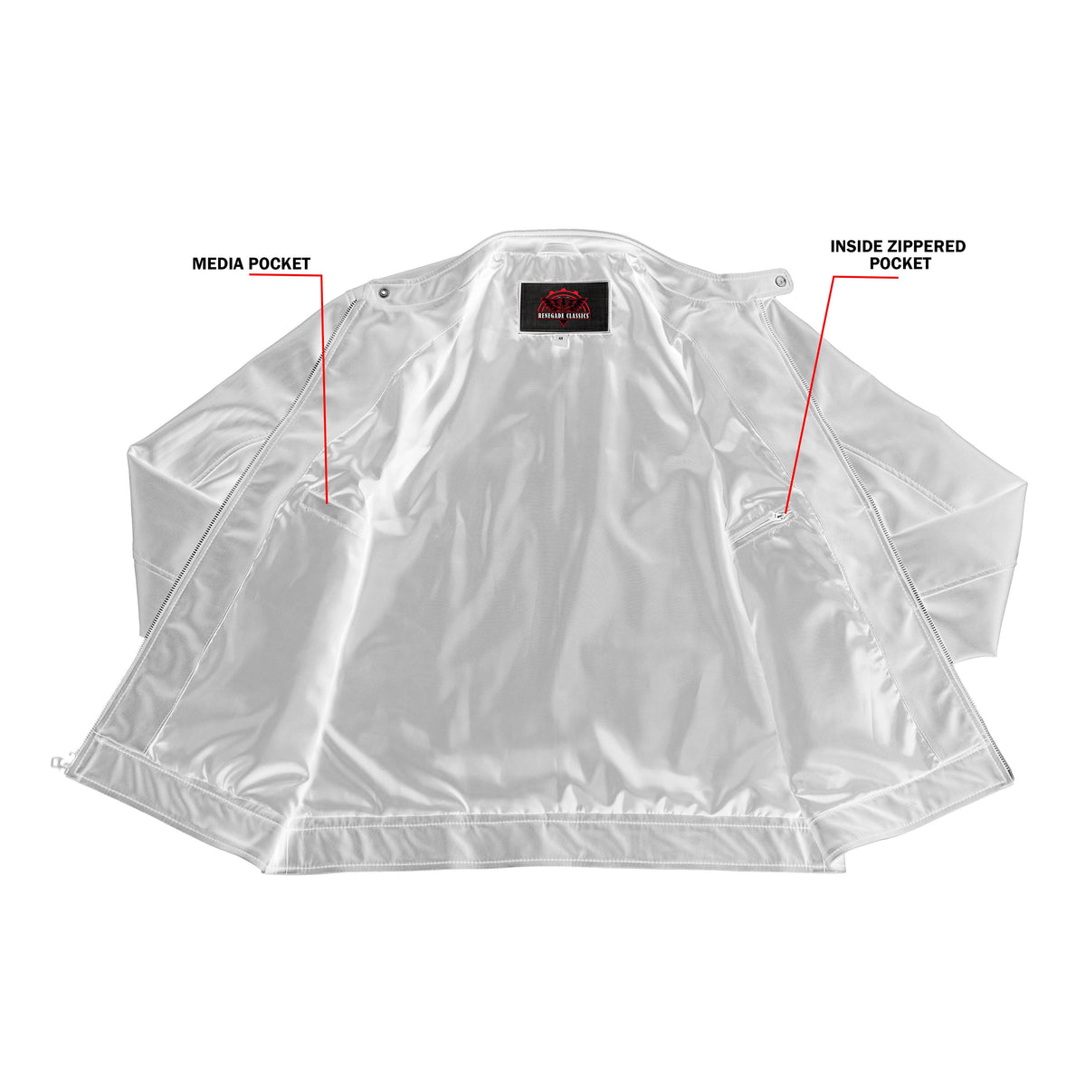 Night Bolt Men’s Faux Leather Motorcycle Jacket