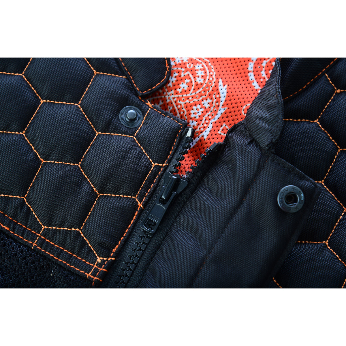 Night Tiger™ Mens Mesh Motorcycle Vest