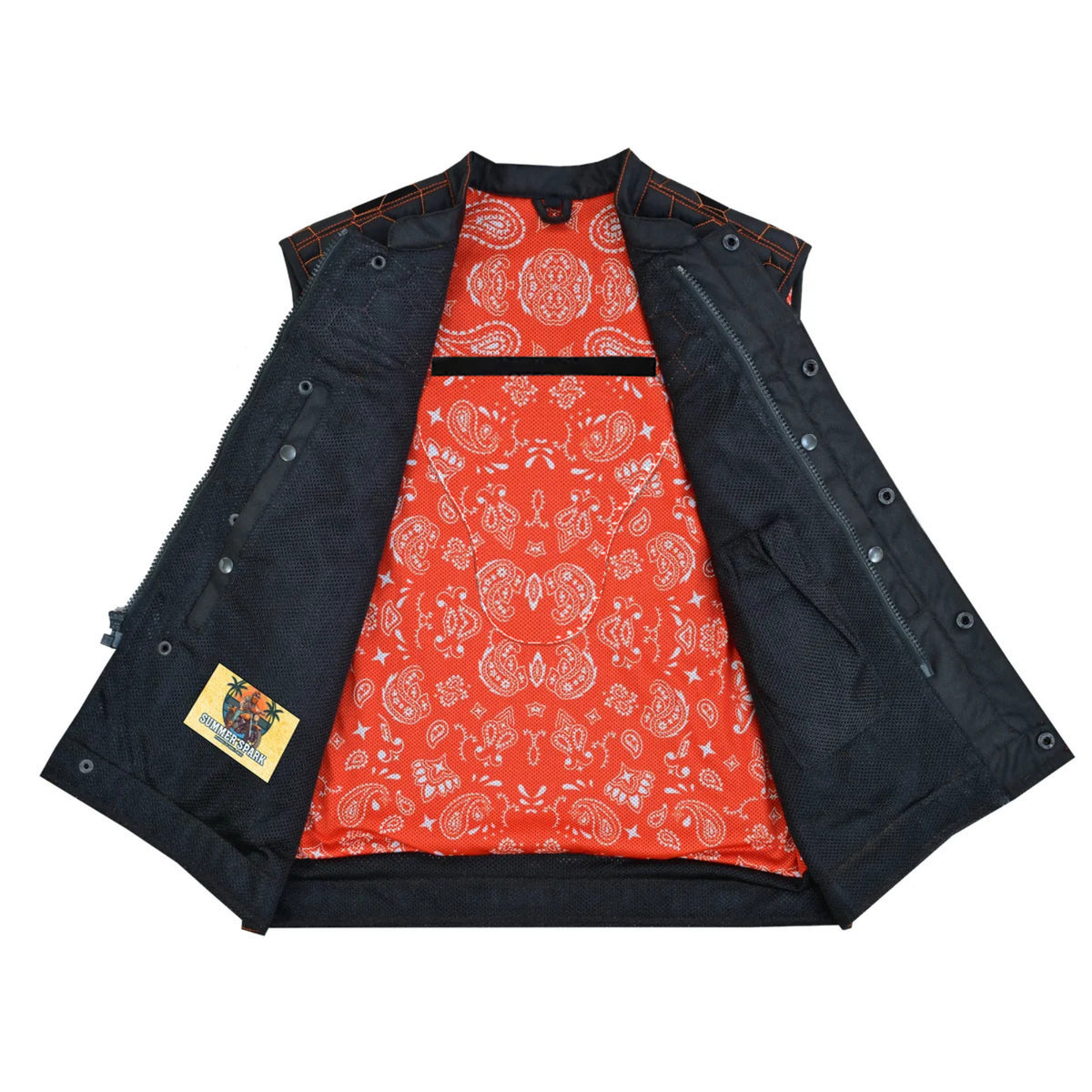 Night Tiger™ Mens Mesh Motorcycle Vest