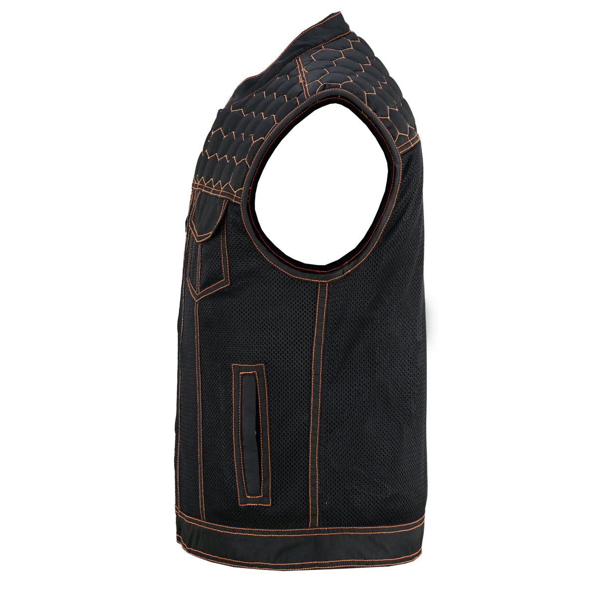 Night Tiger™ Mens Mesh Motorcycle Vest