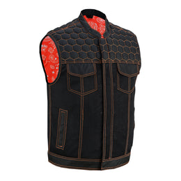 Night Tiger™ Mens Mesh Motorcycle Vest
