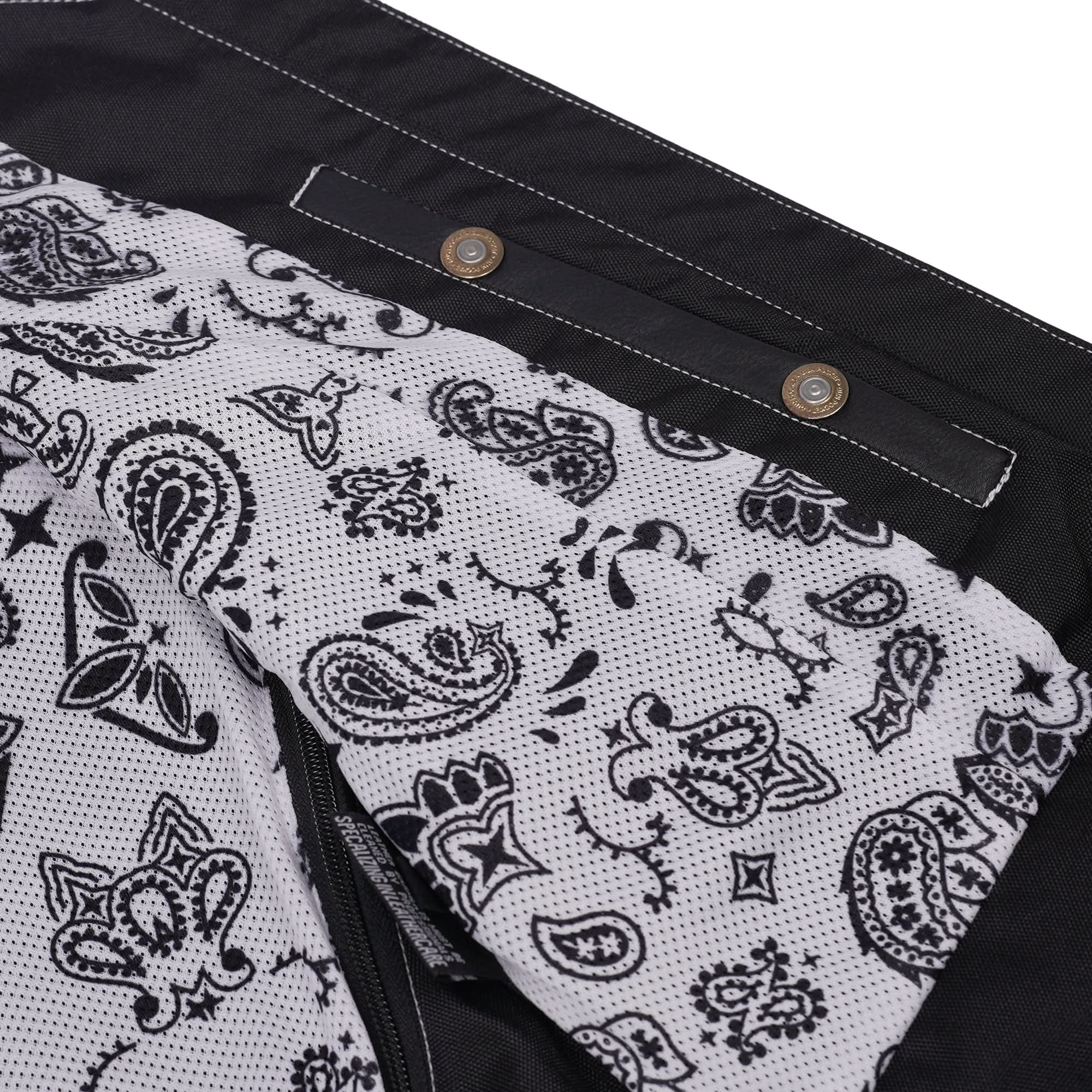 Rhinestone Womens Leather Motorcycle Vest