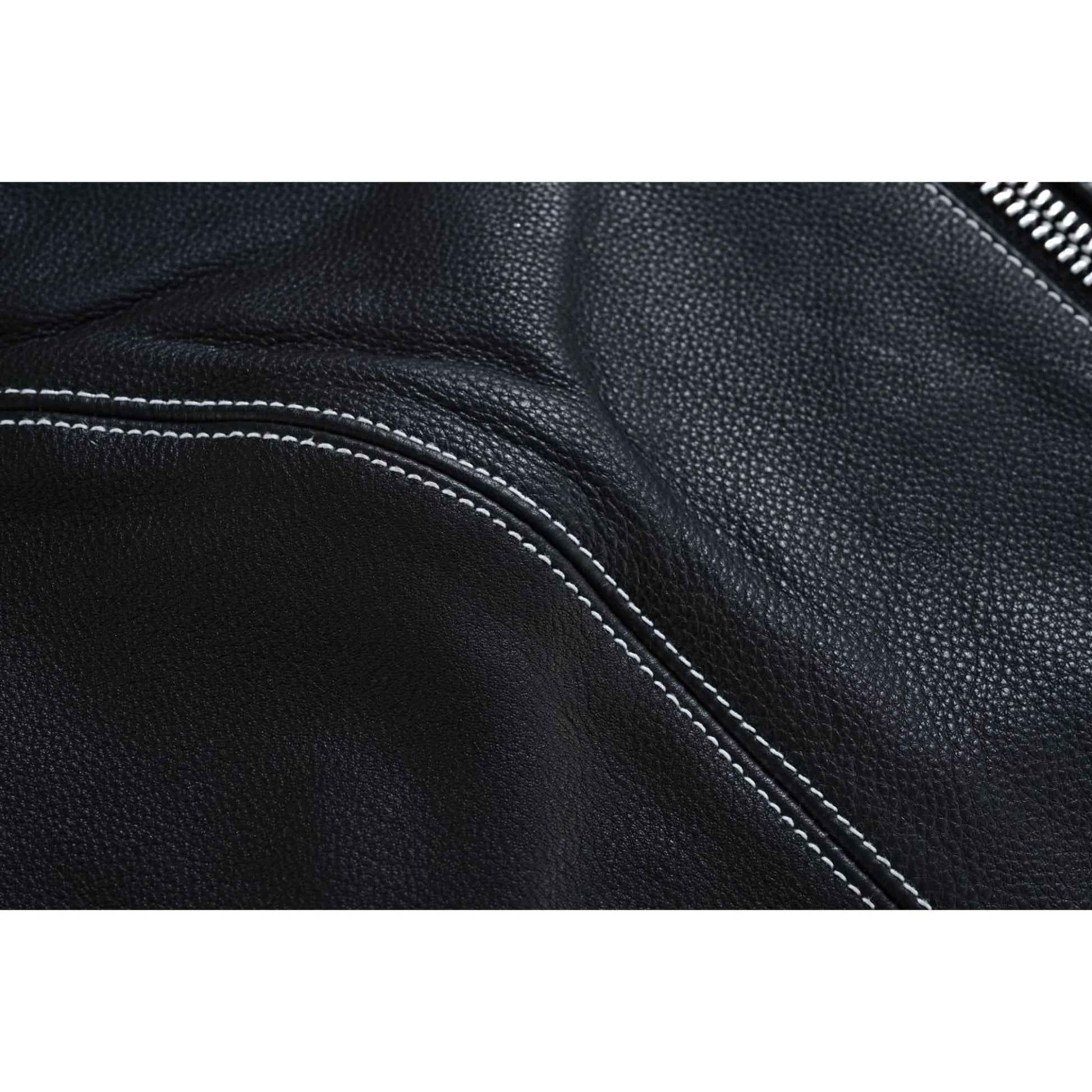 Night Edge Black Ladies Vest Womens Leather Vests Renegade Classics