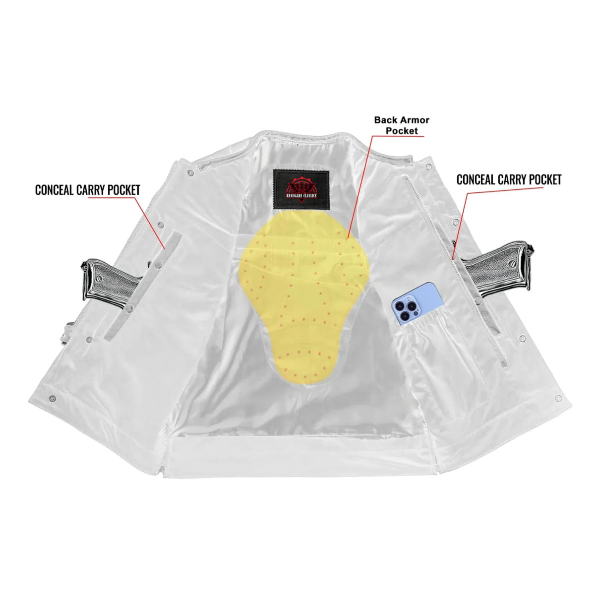 Highline Mens Motorcycle Textile Vest