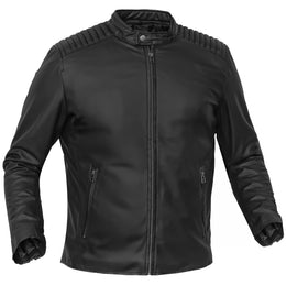 Rivet Soul™ Men’s Faux Leather Motorcycle Jacket