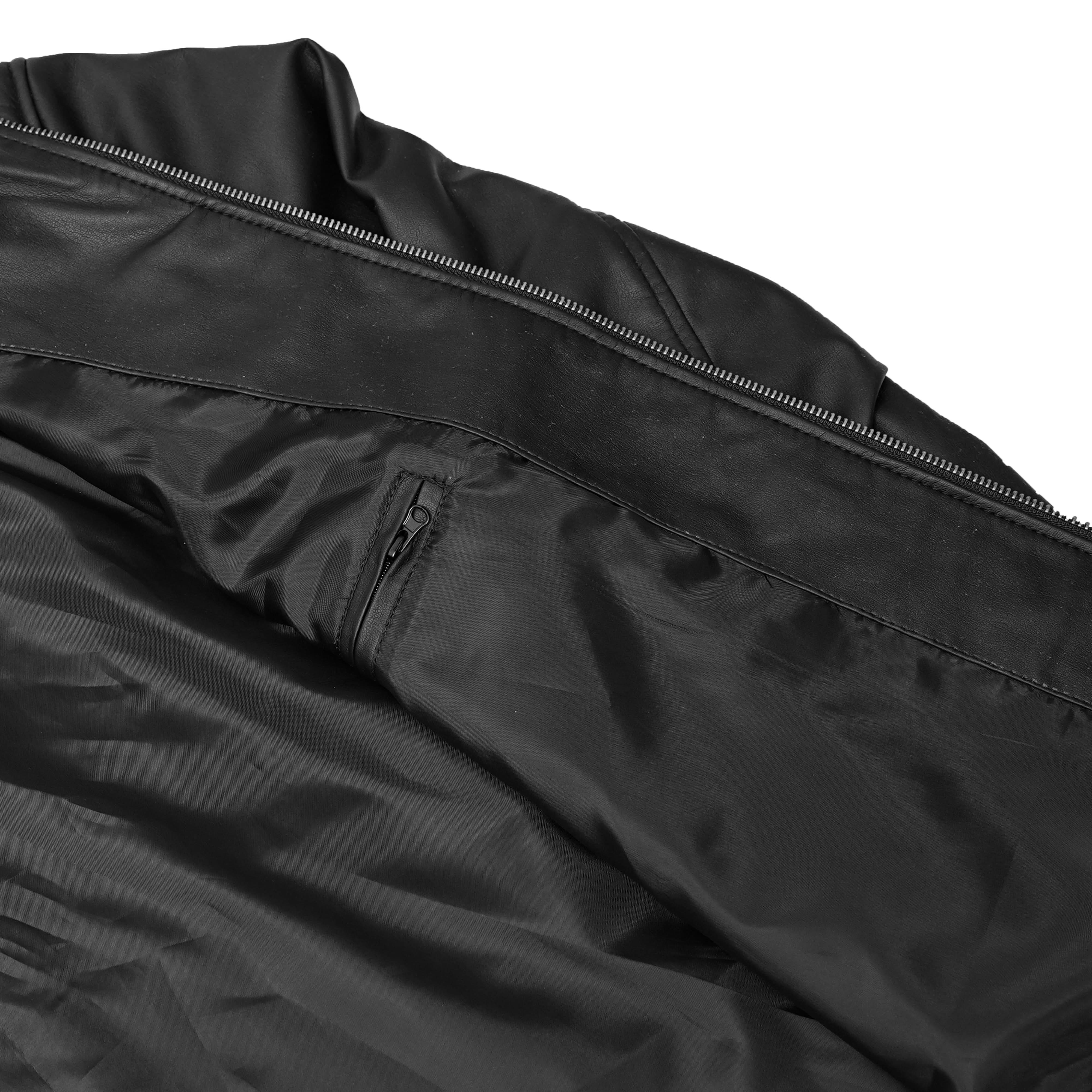Rivet Soul™ Men’s Faux Leather Motorcycle Jacket