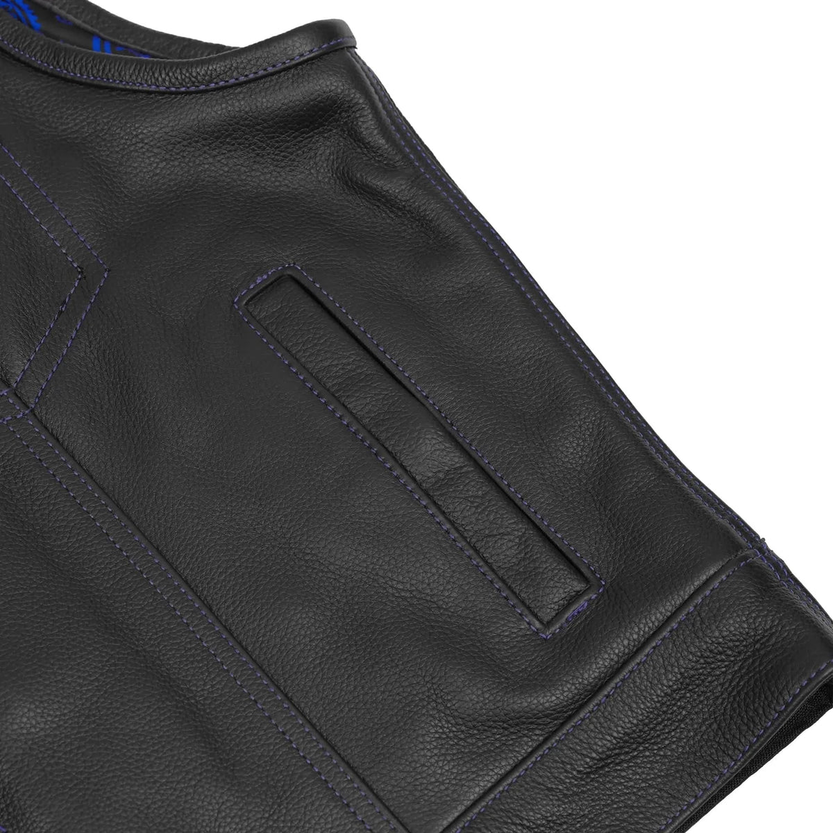 Odin Grim Men's Motorcycle Leather Vest