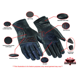 Olleve™ Women's Motorcycle Gloves