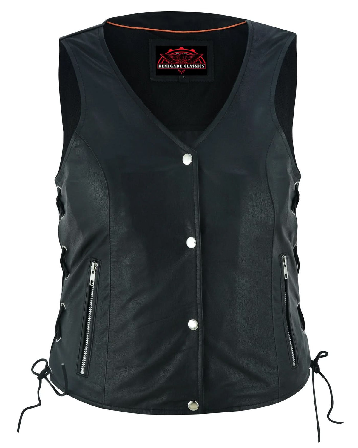 Ophora™ Womens Leather Motorcycle Vest