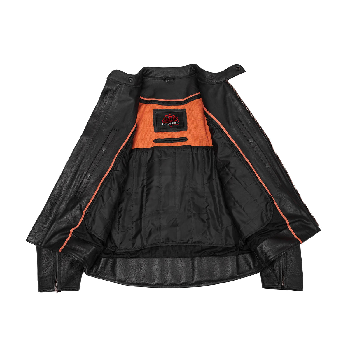 Outrunner™ Men's Leather Motorcycle Jacket