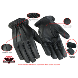 OverDrive™  Men's leather  gloves