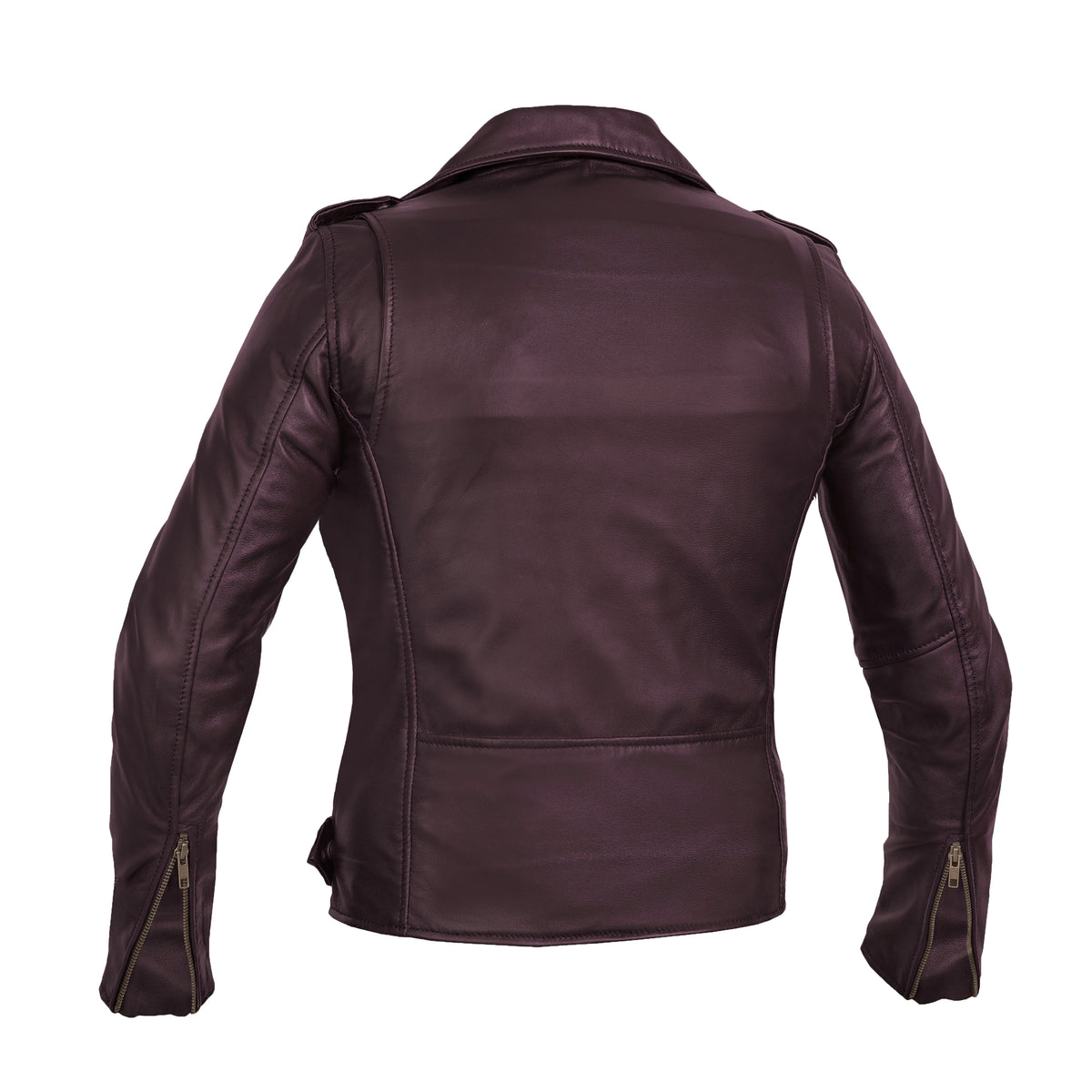 Oxblood ™ Women's Leather Motorcycle Jacket