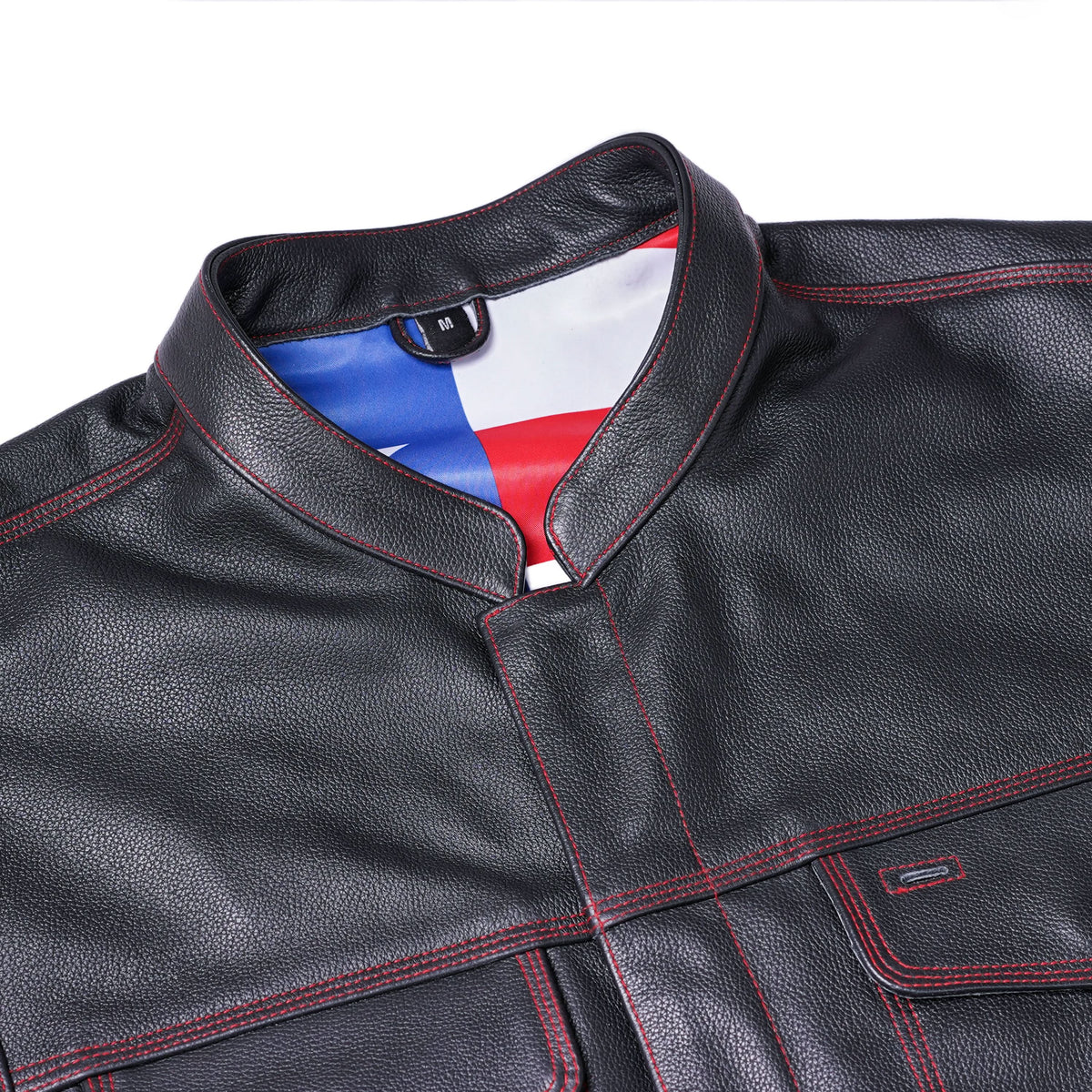 Pride Mens Leather Motorcycle Vest