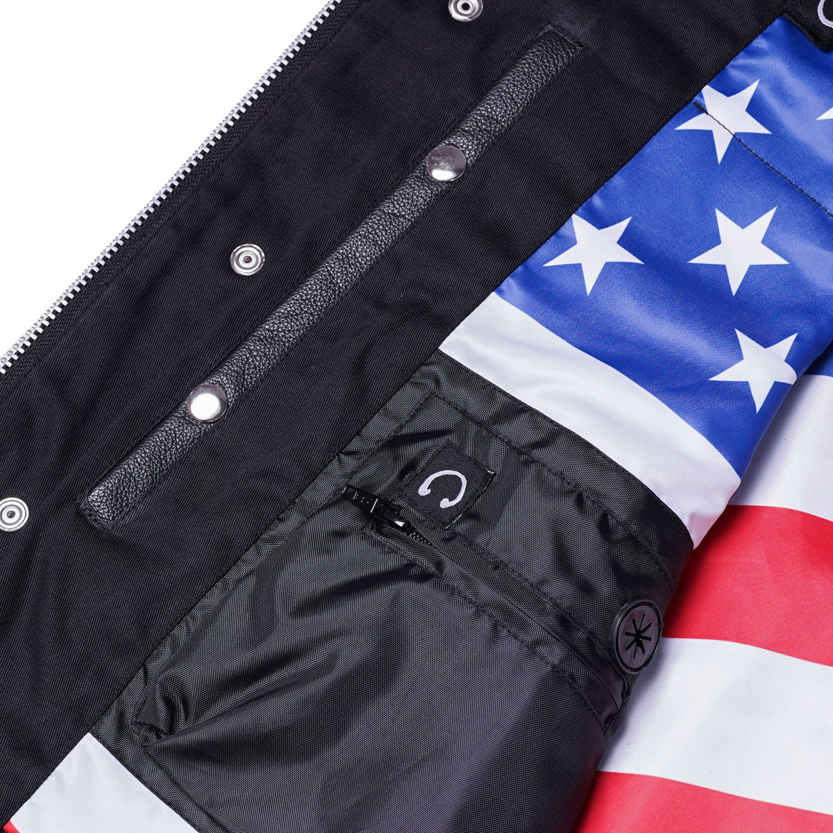 Pride Mens Leather Motorcycle Vest
