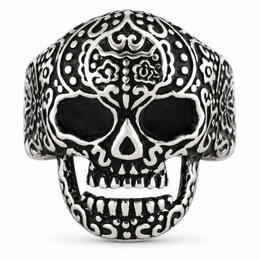 R174 Stainless Steel Sugar Cane Biker Ring