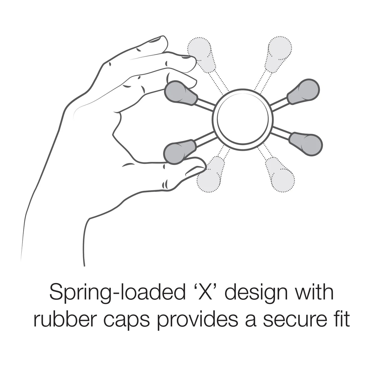 RAM® X-Grip® Universal Phone Holder with Ball - B Size