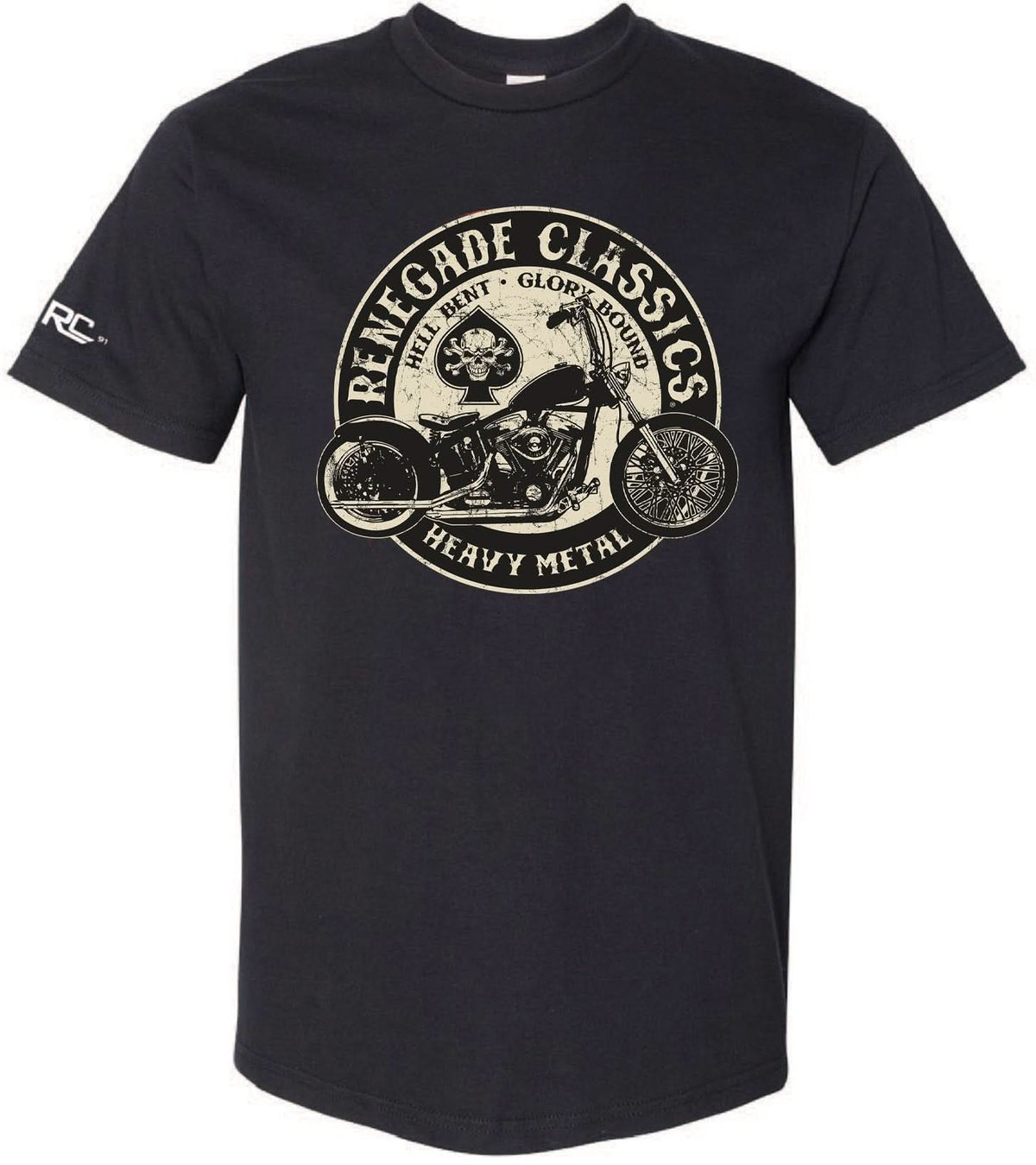 RC Renegade Classics Glory Mens Motorcycle T-Shirt