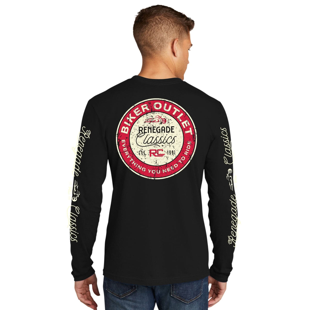 RC Retro Sign Men's Long Sleeve Shirt