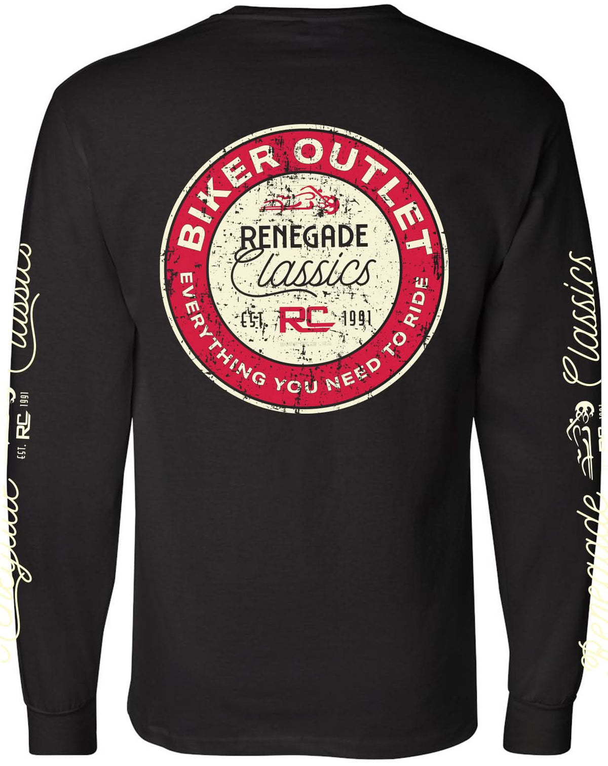 RC Retro Sign Men's Long Sleeve Shirt