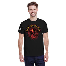 RC Renegade Classics Red Skull Mens Motorcycle T-Shirt Men's Shirts Renegade Classics